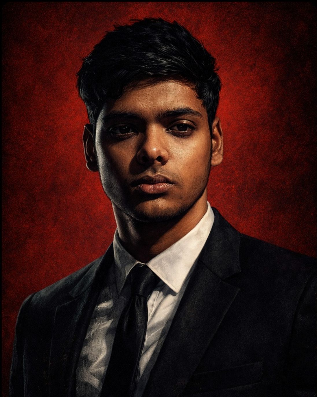 Syed Badre Alam in a suit